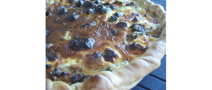 Quiche A La Courgette Menthe Et Vache Qui Rit Recette Vegetarienne